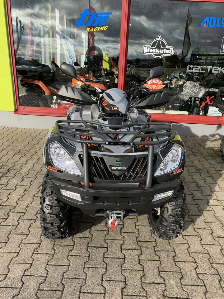 Frühligsaktion Quad Goes Iron 450 ltd. Grey/Green ATV in Aspach