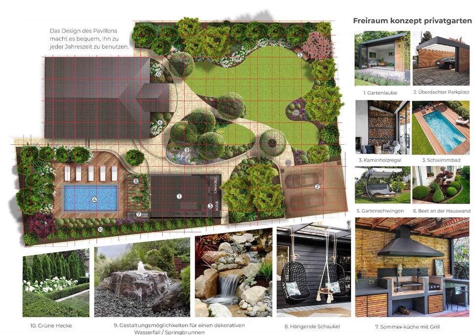 Landschaftsgestaltung & Design Pflasterarbeiten Bewässerung Rasen in Wildau