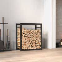 Brennholzregal Holzregal Mattschwarz 50x28x56 cm Stahl Bayern - Bad Kissingen Vorschau