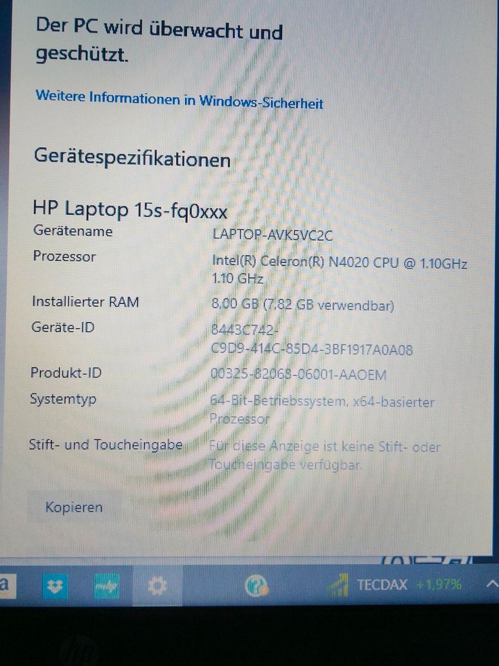 HP Laptop zu verkaufen in Minden