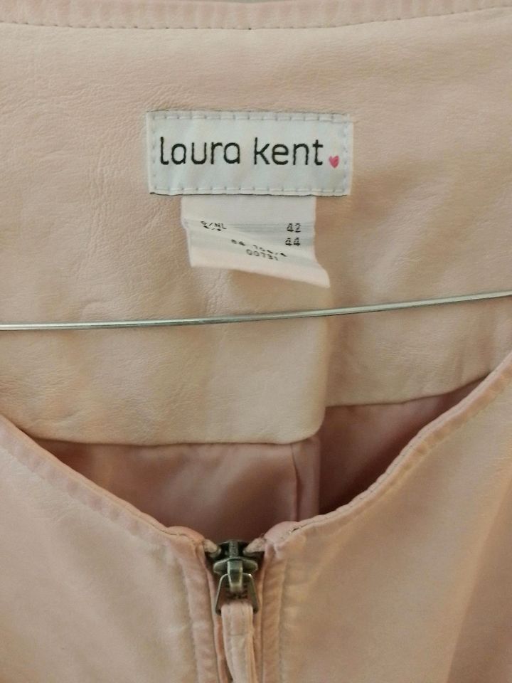 Damenlederjacke (kunst) Gr 42 rosa von LAURA KENT in Greven