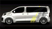 Seitenaufkleber Tuning Opel Zafira Life Movano Vivaro Combo Düsseldorf - Flingern Nord Vorschau