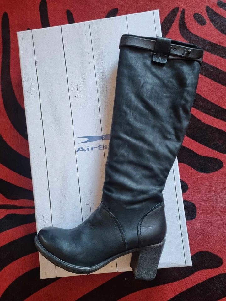 ❤️ A.S.98 AIRSTEP SAINT Stiefel 299€ Boots 40 schwarz Nubuk art in Aachen