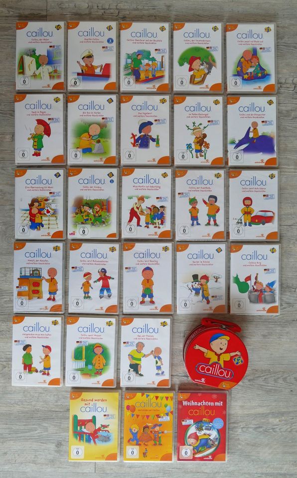 Tlw. neu Caillou DVD Kollektion Sammlung Kinder DVD SonderDVD in Essen-Margarethenhöhe