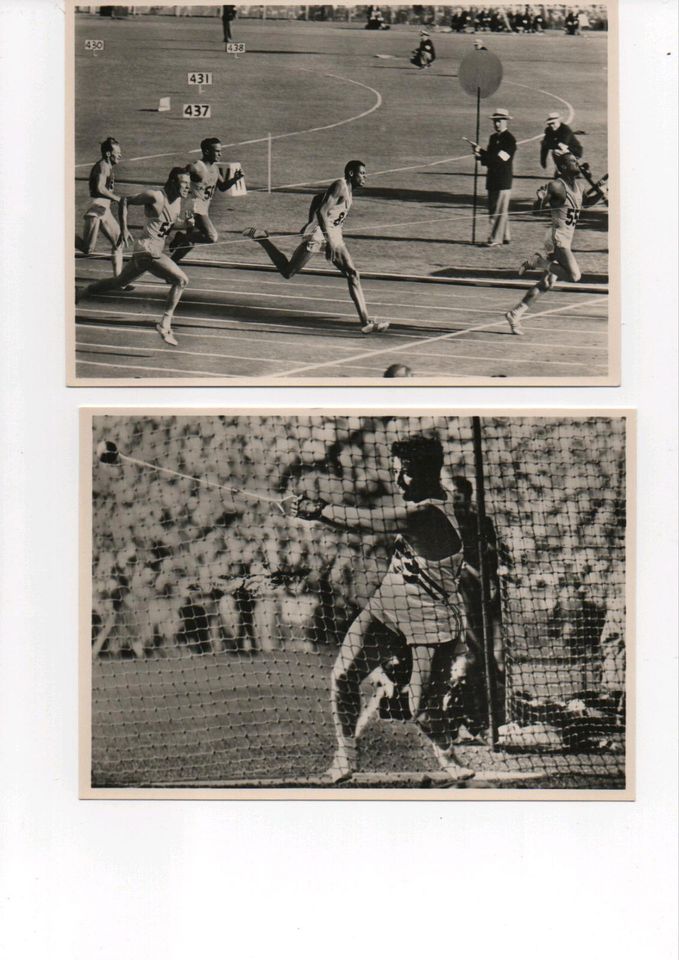 Sammelkarten von 1956 Melbourne olympische spiele in Schönebeck (Elbe)