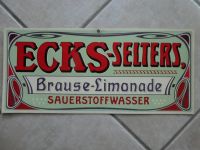 Werbeschild Ecks Weener Selters Sauerstoffwasser Brause Limonade Niedersachsen - Löningen Vorschau