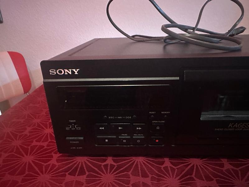 SONY TC-K6 こんな感じで復活・・・ (^^ゞ - 昔のオーディオは