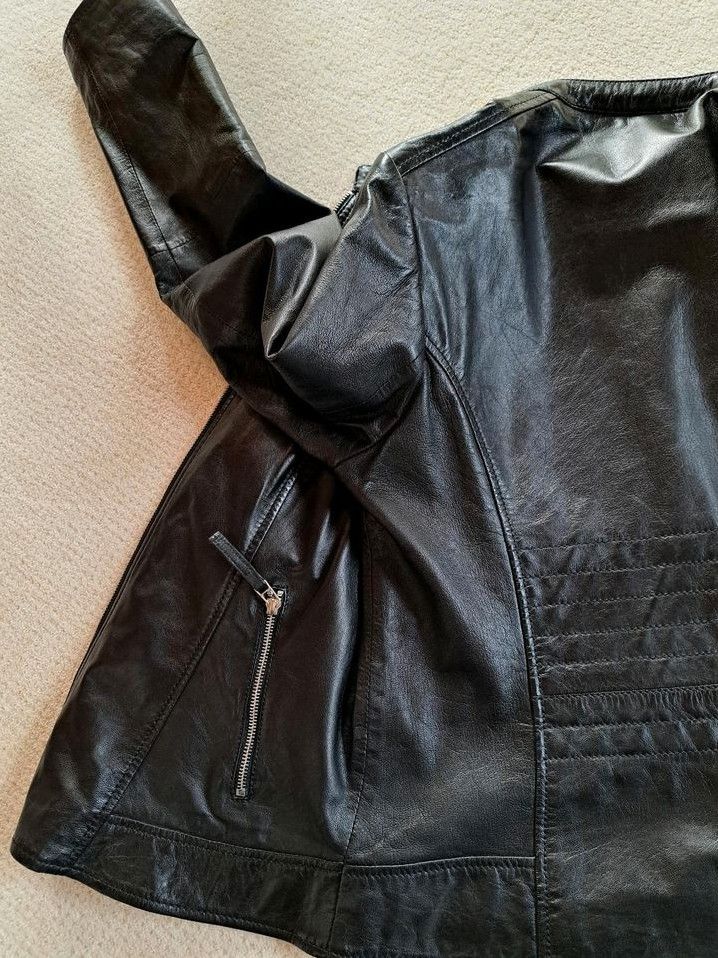 Lederjacke Damen schwarz 42 Saki in Rüsselsheim