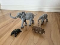 Elefantenmutter und Elefantenjunges + Schildkröte + Nashornjunges Hessen - Bad Nauheim Vorschau