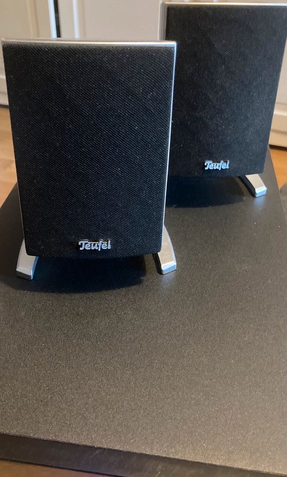 Teufel 2.1 Set, 2x 100Watt Lautsprecher, 1x 400Watt Sub, wireless in Habichtswald