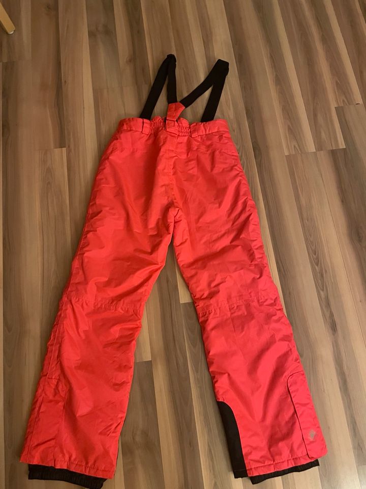 Skihose orange Gr. 146/ 152 wenig getragen in Am Mellensee