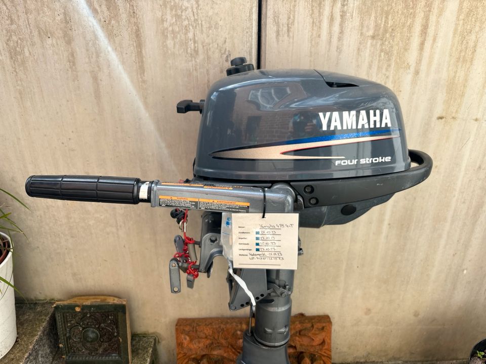 Yamaha 4 PS 4-Takt Kurzschaft Außenbord-Motor in Schwerin