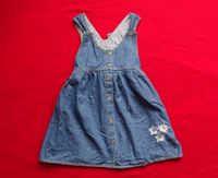 ♥ Gr 128 Jeans Kleid mit Edelweiß Latzkleid - for nature kids ♥ Baden-Württemberg - Wangen im Allgäu Vorschau