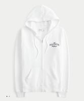 Hollister Damen Sweatjacke weiß Gr.L Neu mit Etikett Hessen - Erlensee Vorschau