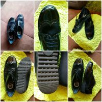 Schuhe Leder Gr. 39 schwarz m. Lack 1 x getragen Baden-Württemberg - Lenningen Vorschau