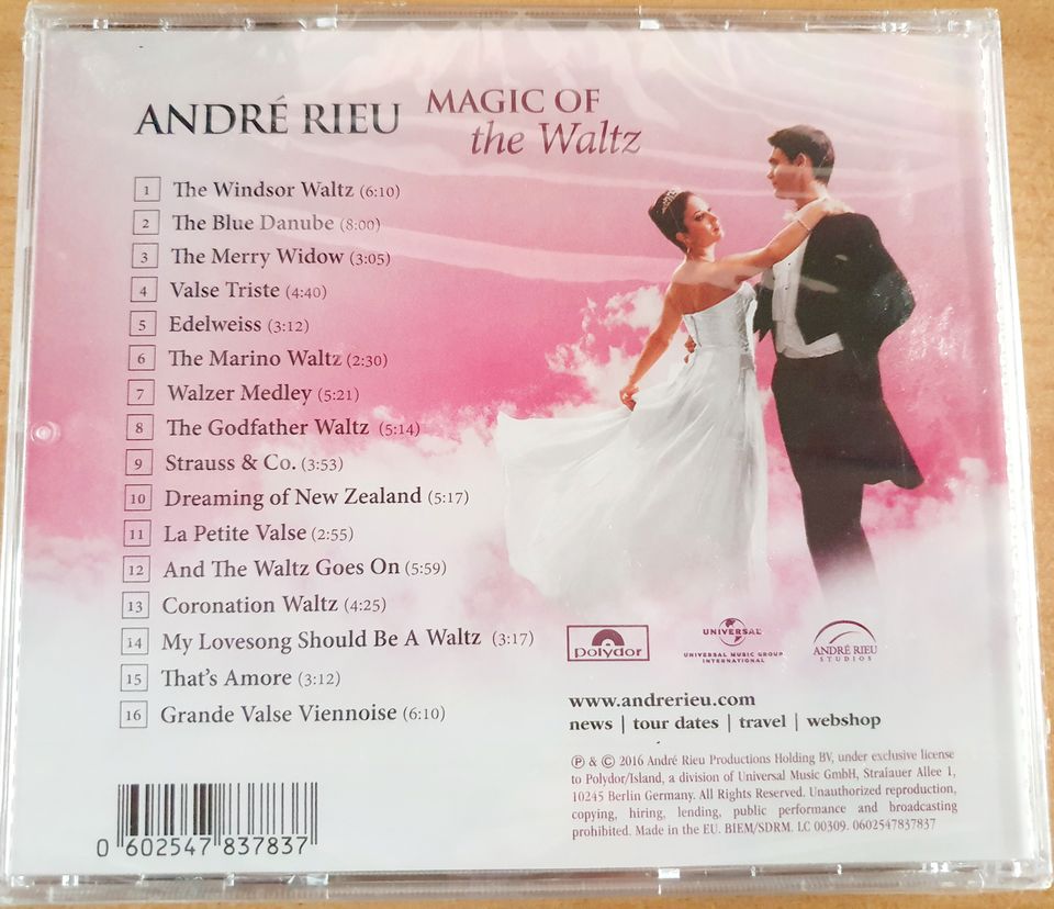 CD von Andre Rieu, Magic of the Waltz in Herne