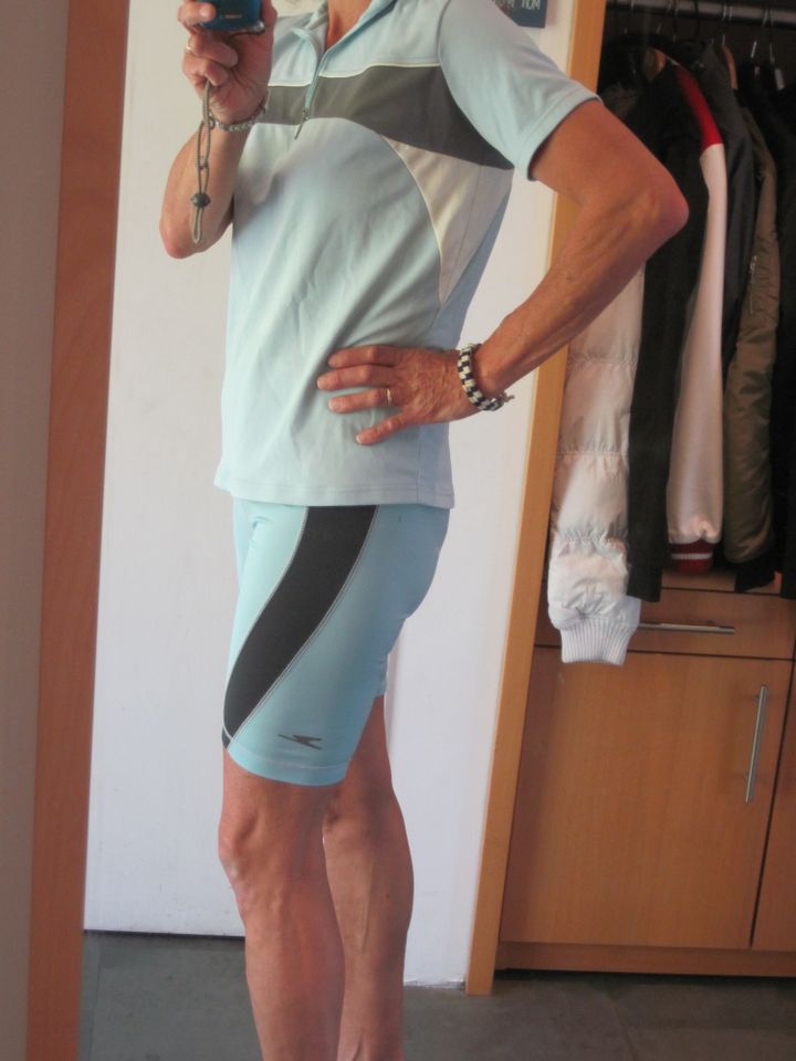 Laufshirt  Short Kombi blau Crane  36/38 Jogging in Pforzheim