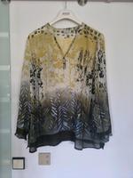 Bluse XXL grün khaki Muster Bayern - Ingolstadt Vorschau