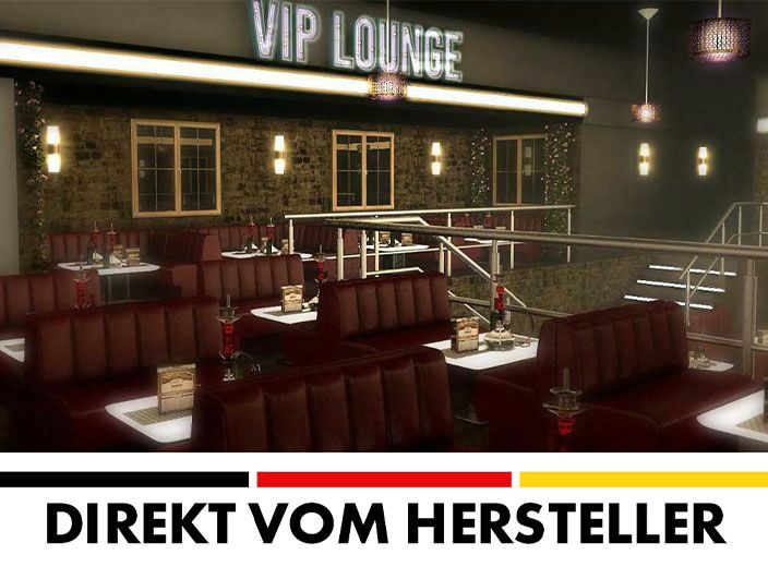 Shisha Bank Gastronomie Möbel Eckbank Bänke Shisha Bar Stühle in Centrum