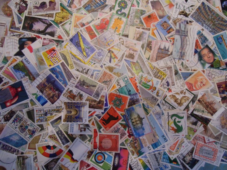 Briefmarken BRD, 1000 Stück lose papierfrei in Xanten