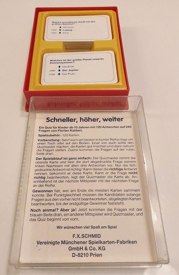 Schmid Spiel Schneller höher weiter in Pforzheim