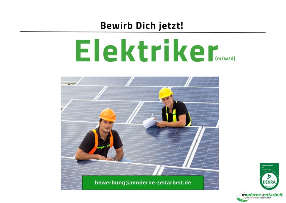 Elektriker (m/w/d) aufgepasst! Ab 18€ Stundenlohn! in Hambergen