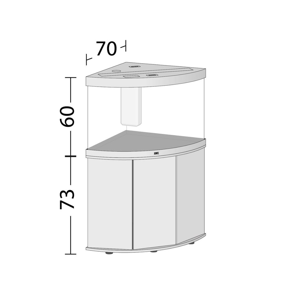 Aquarium Juwel Trigon 190 LED + Unterschrank Kombination *NEU* in Beckum
