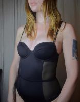 BH Body mit Cups 75A schwarz Asos mit Mesh Berlin - Neukölln Vorschau