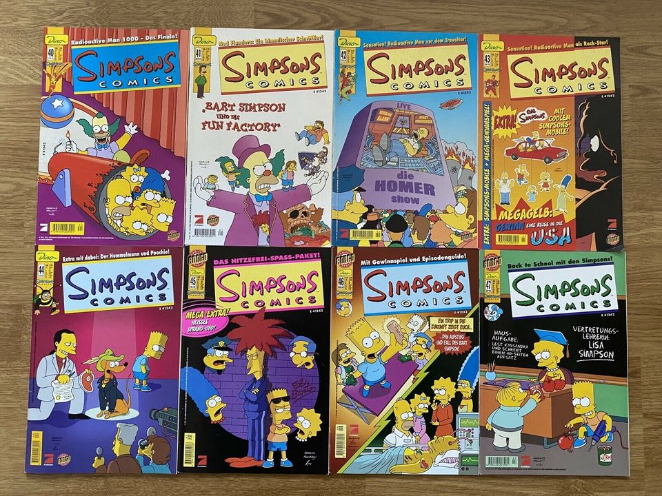 Simpsons Comics 32-75 in Chemnitz