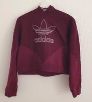 Adidas Kapuzenpullover/Hoodie weinrot f. Damen Sachsen-Anhalt - Petersberg (Saalekreis) Vorschau