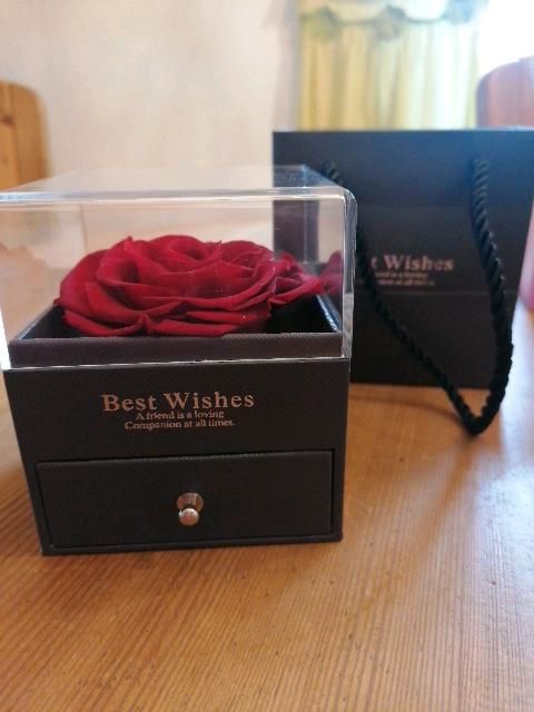 Kette Herz + ewige Rose Box in Beilstein
