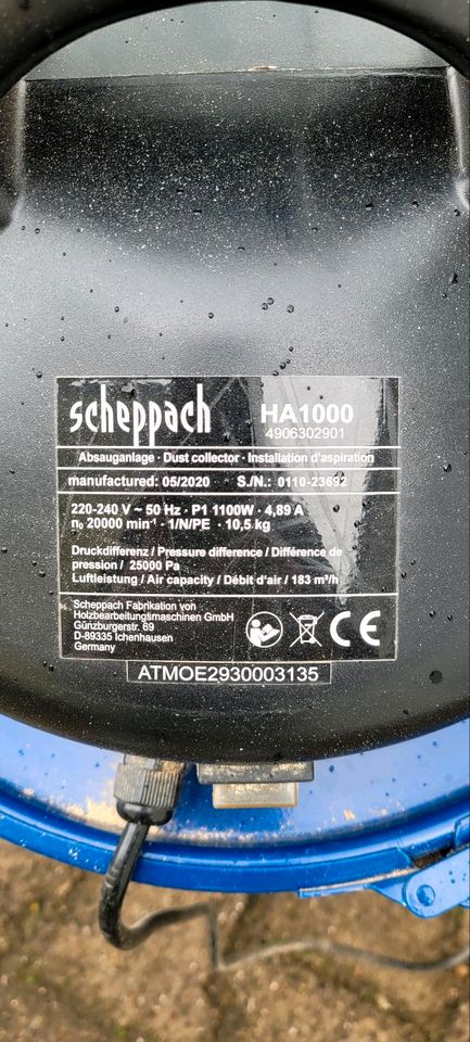 Schappach HA1000 Absauganlage in Bielefeld