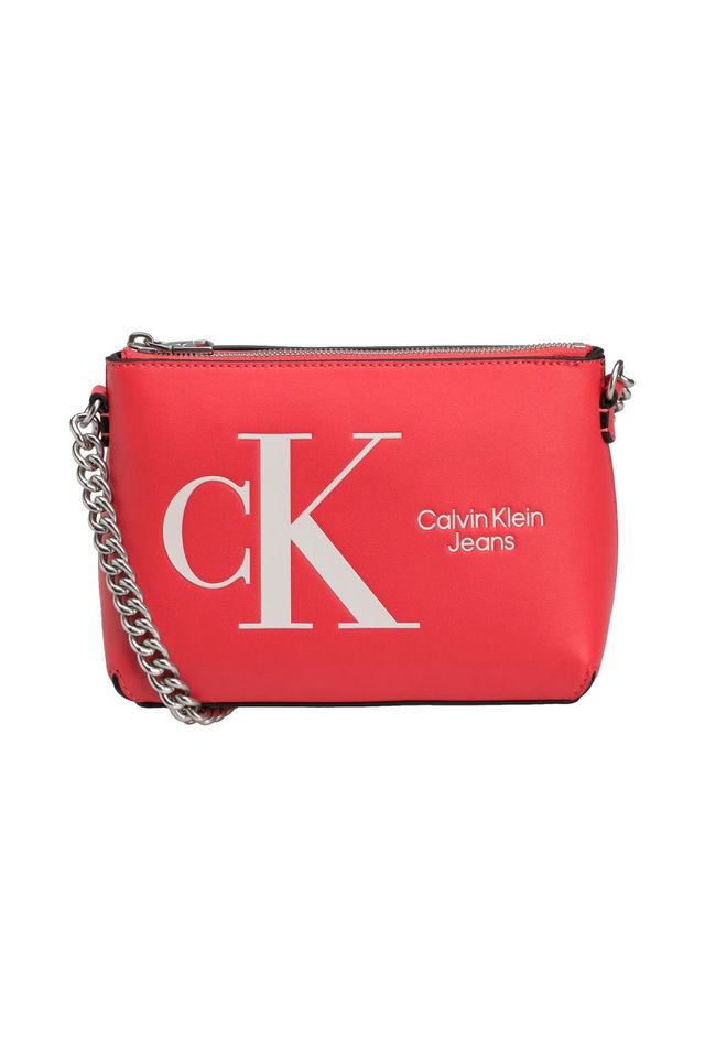 Calvin Klein, Tasche, Umhängetasche,Logo,Kette rot,neu in Frankfurt am Main