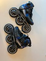 Powerslide Skates (alter Schuh/ neue Schiene + Rollen) Nordrhein-Westfalen - Wesseling Vorschau