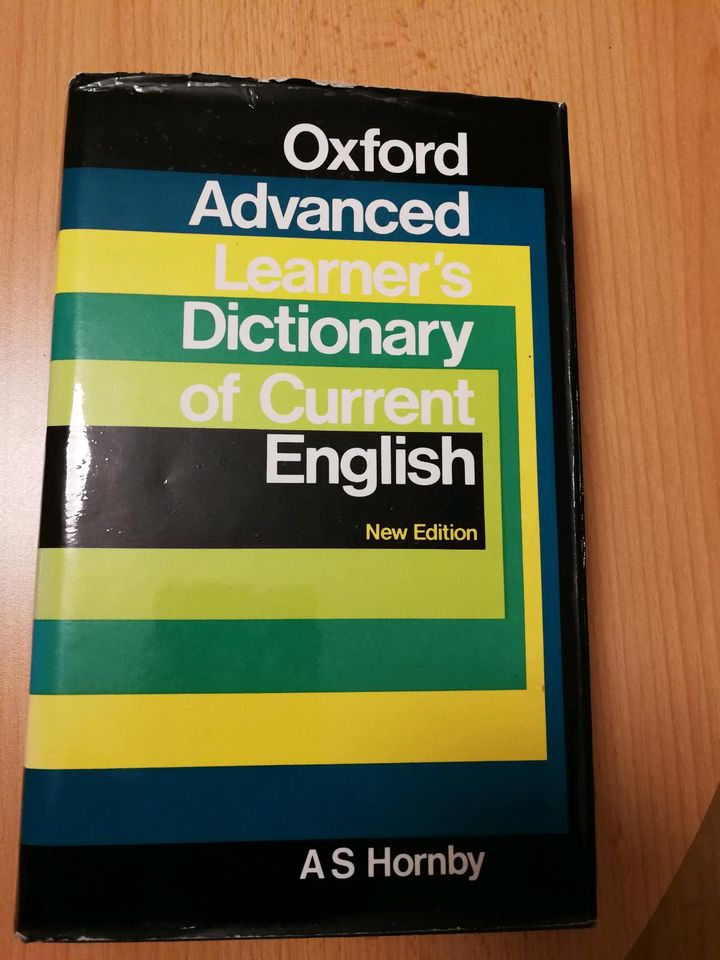 Oxford Advanced learners dictionary of current english in Schöntal