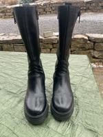 Leder Stiefel schwarz Nordrhein-Westfalen - Lage Vorschau