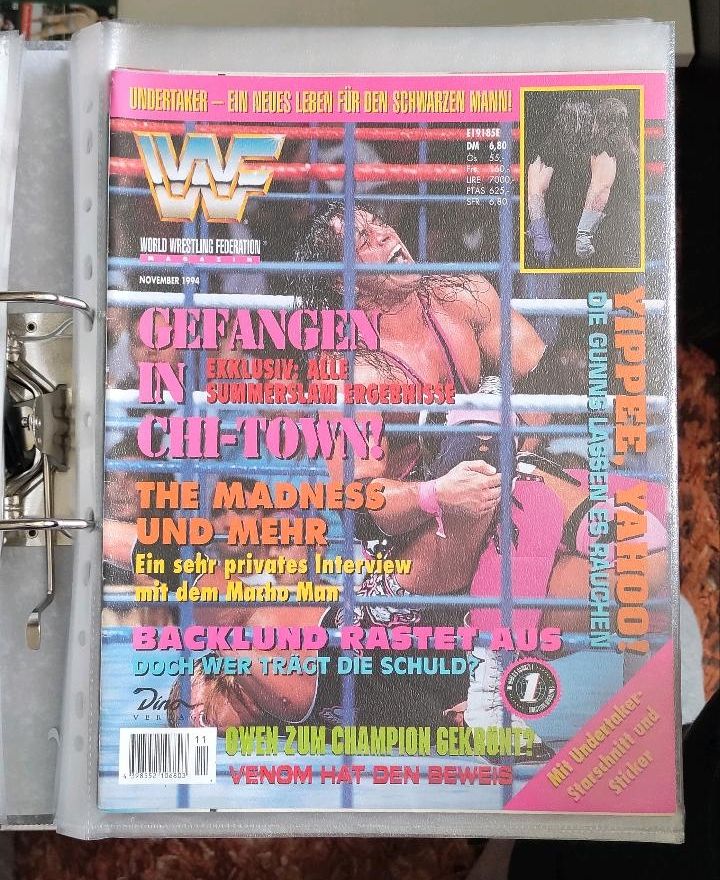 WWF Magazine 1-12/1994 mit Postern - WWE Wrestling in Schwarzenberg (Erzgebirge)