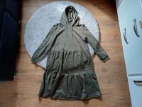 Sweatshirt-Kleid Volant khaki neuwertig Gr. M Baden-Württemberg - Bad Buchau Vorschau