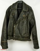 Schwere Lederjacke, Bikerjacke, Depeche Mode, Vintage, Gr. L Dresden - Pieschen Vorschau