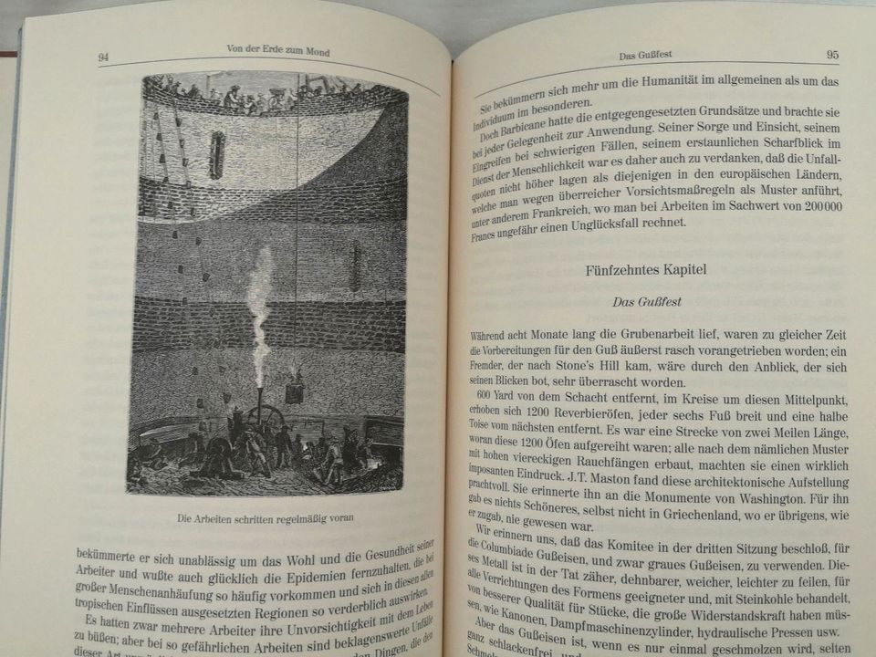 Sammlerstück Jules Verne Von der Erde zum Mond gebundenes Buch in Hameln