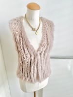 Weste Poncho SOYACONCEPT Kaninchen Fell Fur 38 s Puder Rose Jacke Hessen - Darmstadt Vorschau