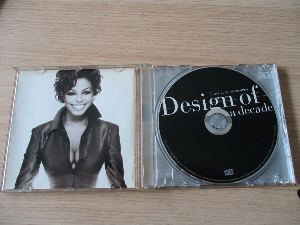 Janet Jackson "Design Of A Decade 1986 / 1996" CD in Aurich