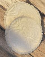 2 Makramee Platzsets rund – Boho-Stil Ø 38 cm mit Fransen Düsseldorf - Volmerswerth Vorschau