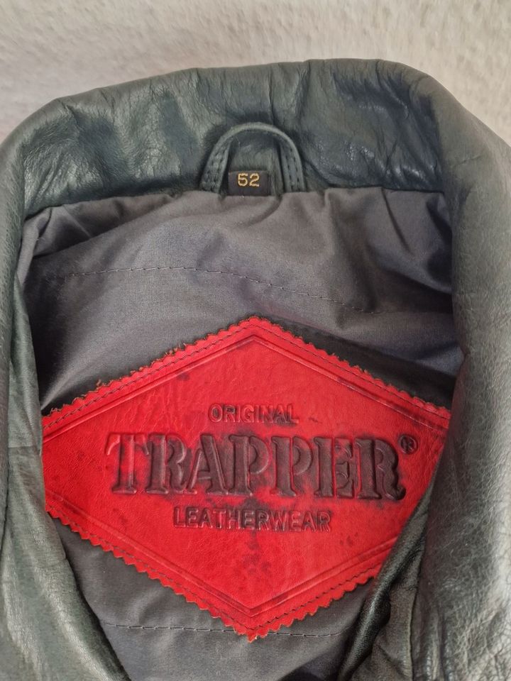 MVP EUROPEAN Trapper Leatherwear Lederjacke, Gr. 52, GUT in Paderborn