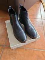 TAMARIS Stiefeletten Chelsea Boots Stiefel echt Leder Blau Gr 41 Nordrhein-Westfalen - Schmallenberg Vorschau