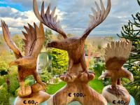 Adler Holzadler geschnitzt Holz Gartenfigur Teichfigur Essen - Essen-Werden Vorschau