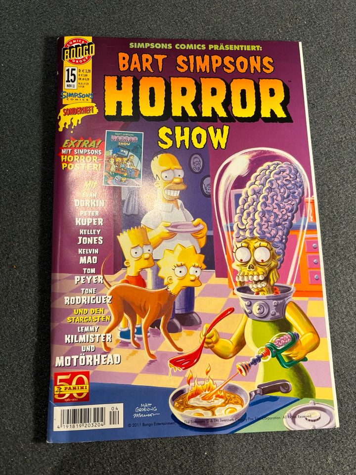 Bart Simpsons Horror Show Comics 14+15 in Heidelberg