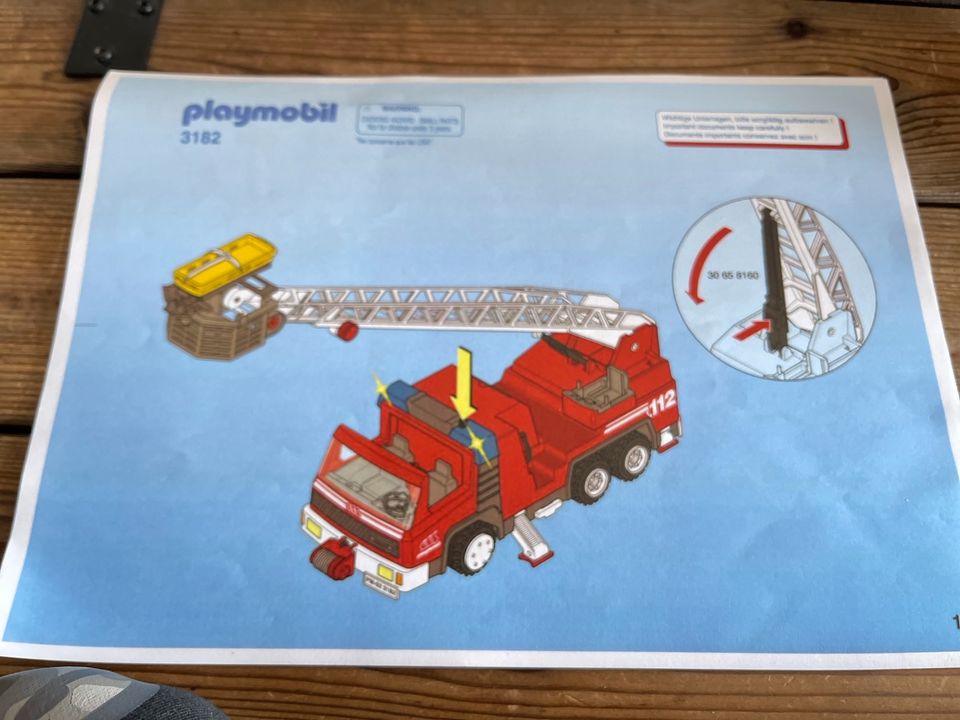 Playmobil Feuerwehrauto 3182 in Tamm