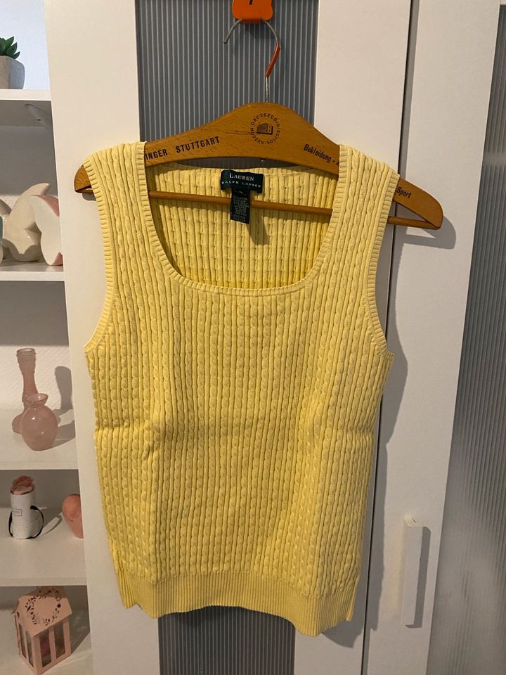 Ralph Lauren Strick Top Gelb XL Oberteil Shirt in Aalen