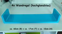 * TOP * 4x Wandregal * 60cm (B) x 17cm (T) x 10cm (H) * TOP * Rostock - Südstadt Vorschau